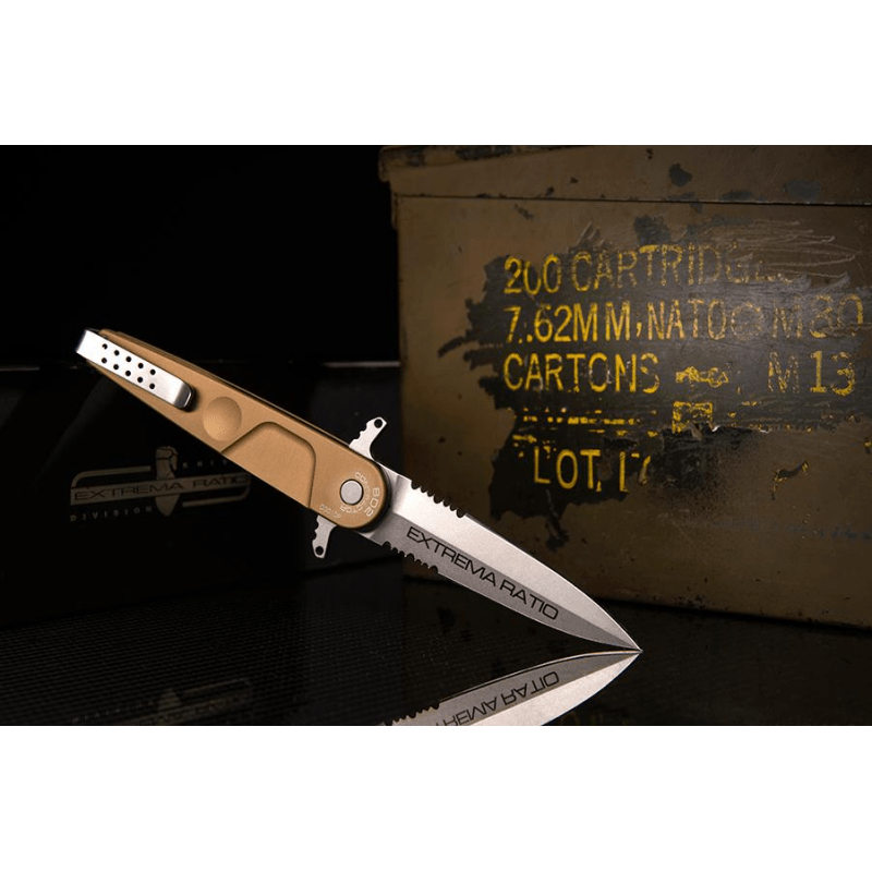 Couteau pliant Extrema Ratio BD2 Contractor acier N690 lame 94 mm double tranchant