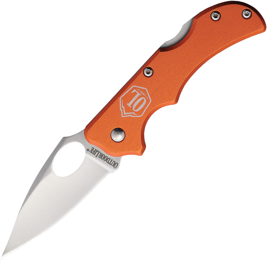 Couteau pliant Outdoor Life Summit lame 70 mm manche aluminium avec clip de poche