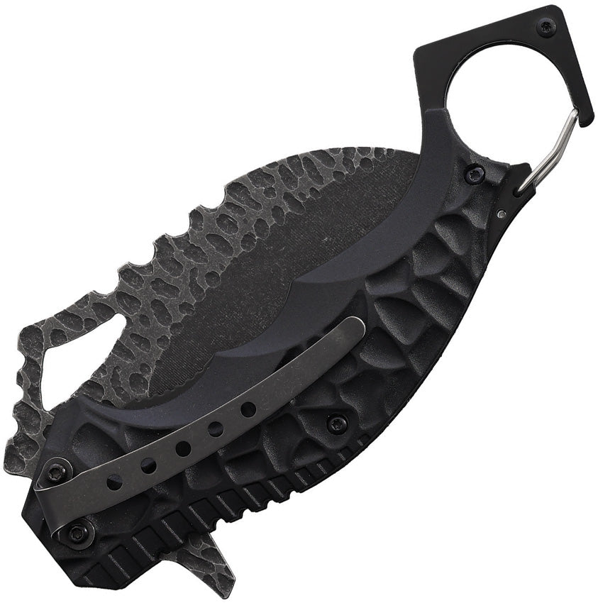 Couteau pliant Rite Edge Karambit LQ3554 lame karambit 76 mm manche ABS