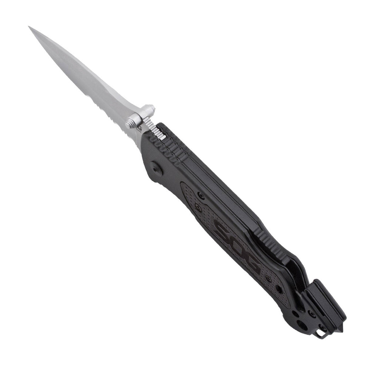 Couteau pliant SOG Escape acier 9Cr18MoV lame 83 mm coupe-lien et brise-vitre