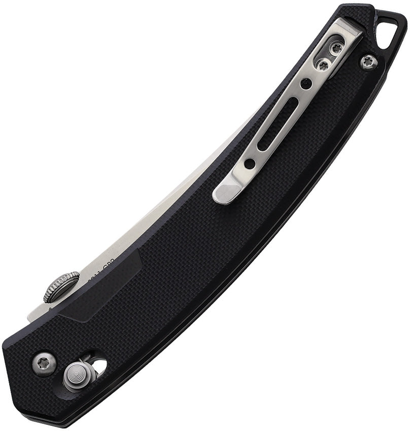 Couteau pliant SRM Knives 9211 acier 8Cr13MoV lame tanto 89 mm manche G10