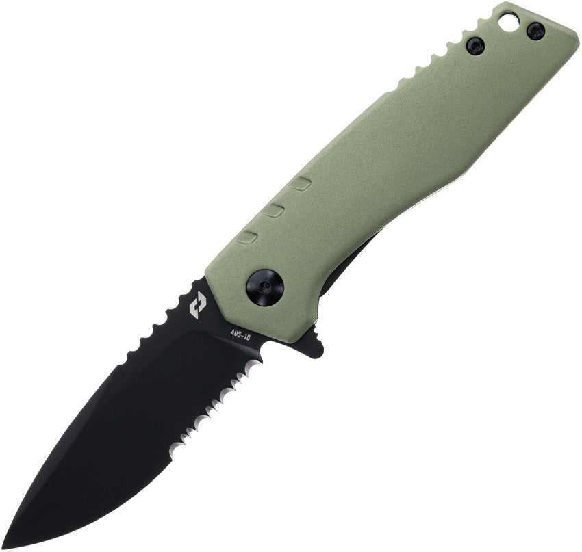 Couteau pliant Schrade Artillery acier AUS-10A lame 67 mm manche aluminium