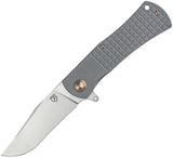 Couteau pliant Se7en Plus Overlander acier D2 lame clip point 86 mm