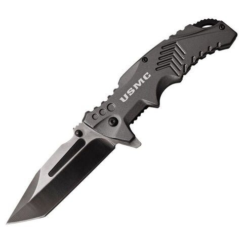 Couteau pliant US Marine Corps 1058 ouverture assistée acier 3Cr13 lame tanto 89 mm