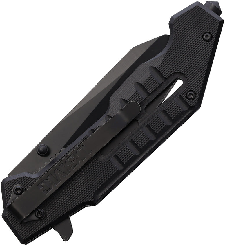 Couteau pliant US Marine Corps M-A3002 acier 3Cr13 lame wharncliffe 83 mm