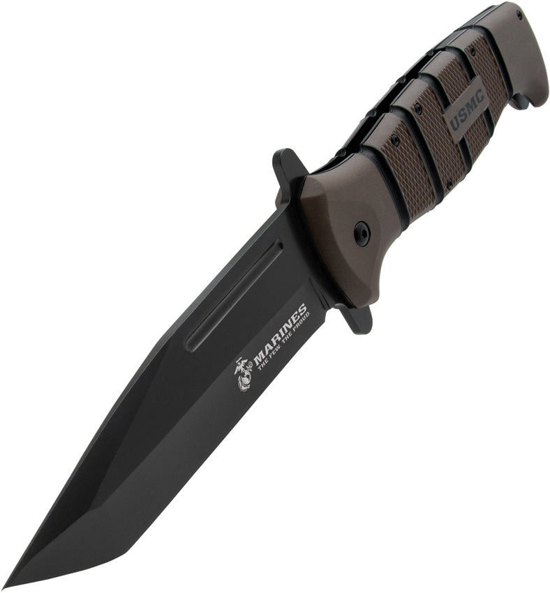 Couteau pliant United Cutlery Maximum lame tanto 140 mm manche caoutchouc