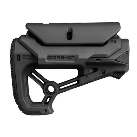 Crosse compacte CQB FAB Defense GL-CORE S CP avec appui-joue pour AR15/AK et tubes Mil-Spec/commerciaux