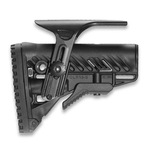 Crosse rétractable FAB Defense GLR-16 CP avec appui-joue réglable pour AR15/M4/HK416