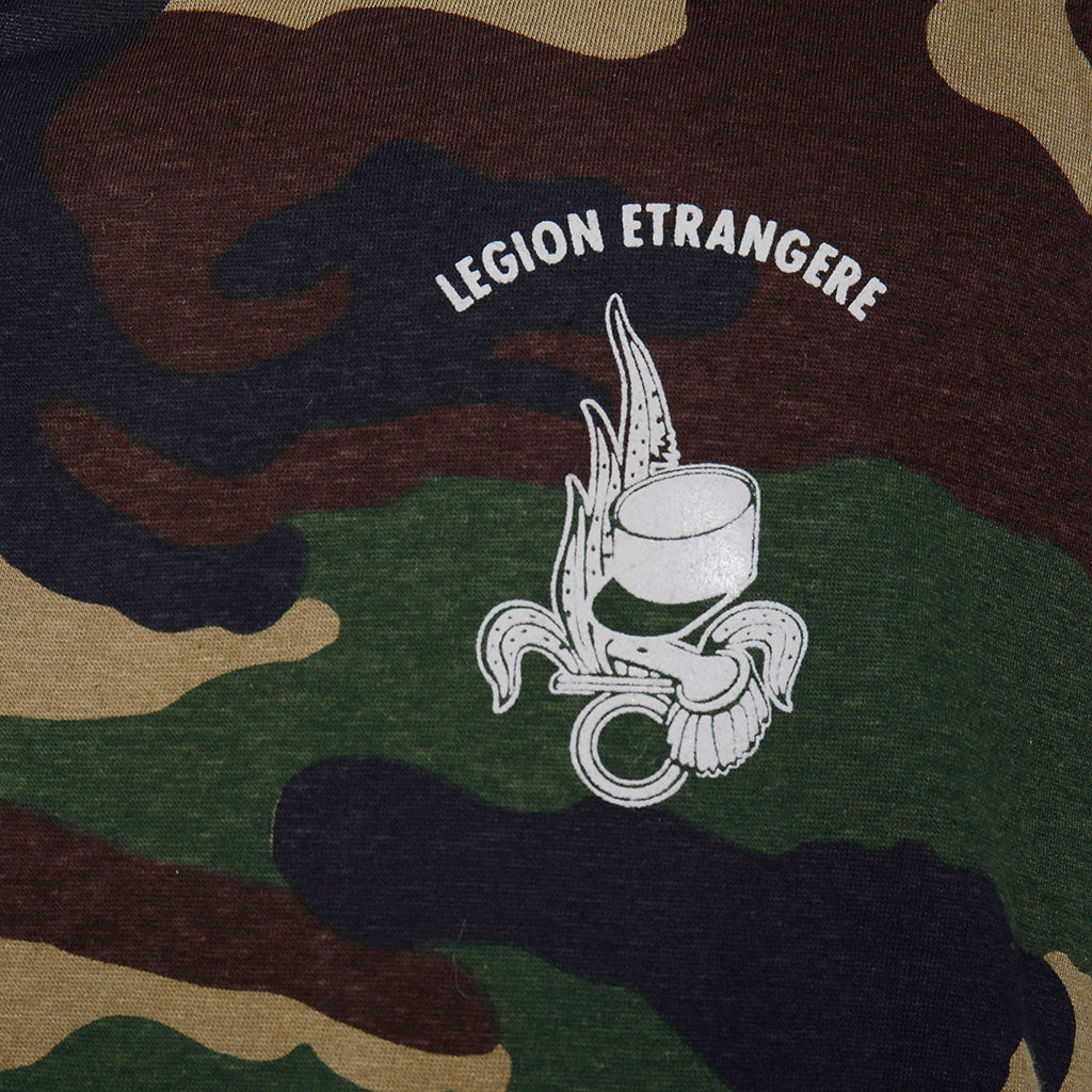 Débardeur militaire Ares en coton avec marquage Légion étrangère côté cœur