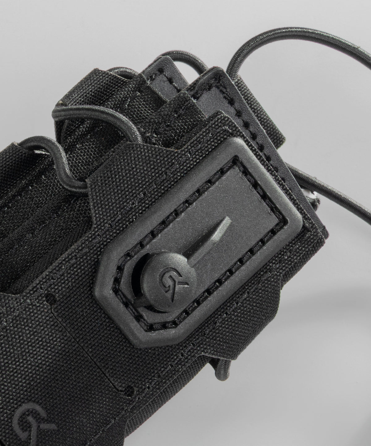 Double porte-chargeur 9 mm GK Dutycall superposé sur platine MOLLE