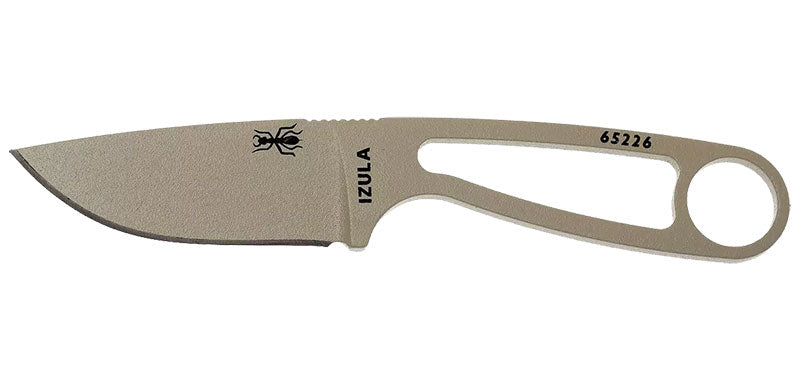 Couteau à lame fixe ESEE Izula IZULADT acier Carbone lame 62 mm lame drop point