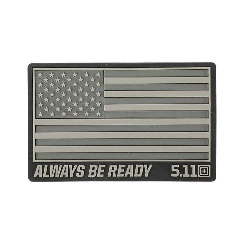Écusson USA Double Tap 5.11 Tactical silhouette drapeau fixation auto-agrippante