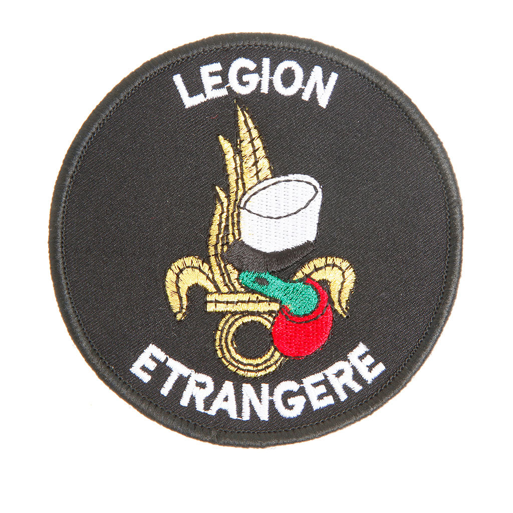 Écusson brodé Légion étrangère Ares képi flamme et épaulette insigne de tradition