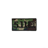 Écusson logo 511 5.11 Tactical tissu format 7 x 3 cm fixation auto-agrippante