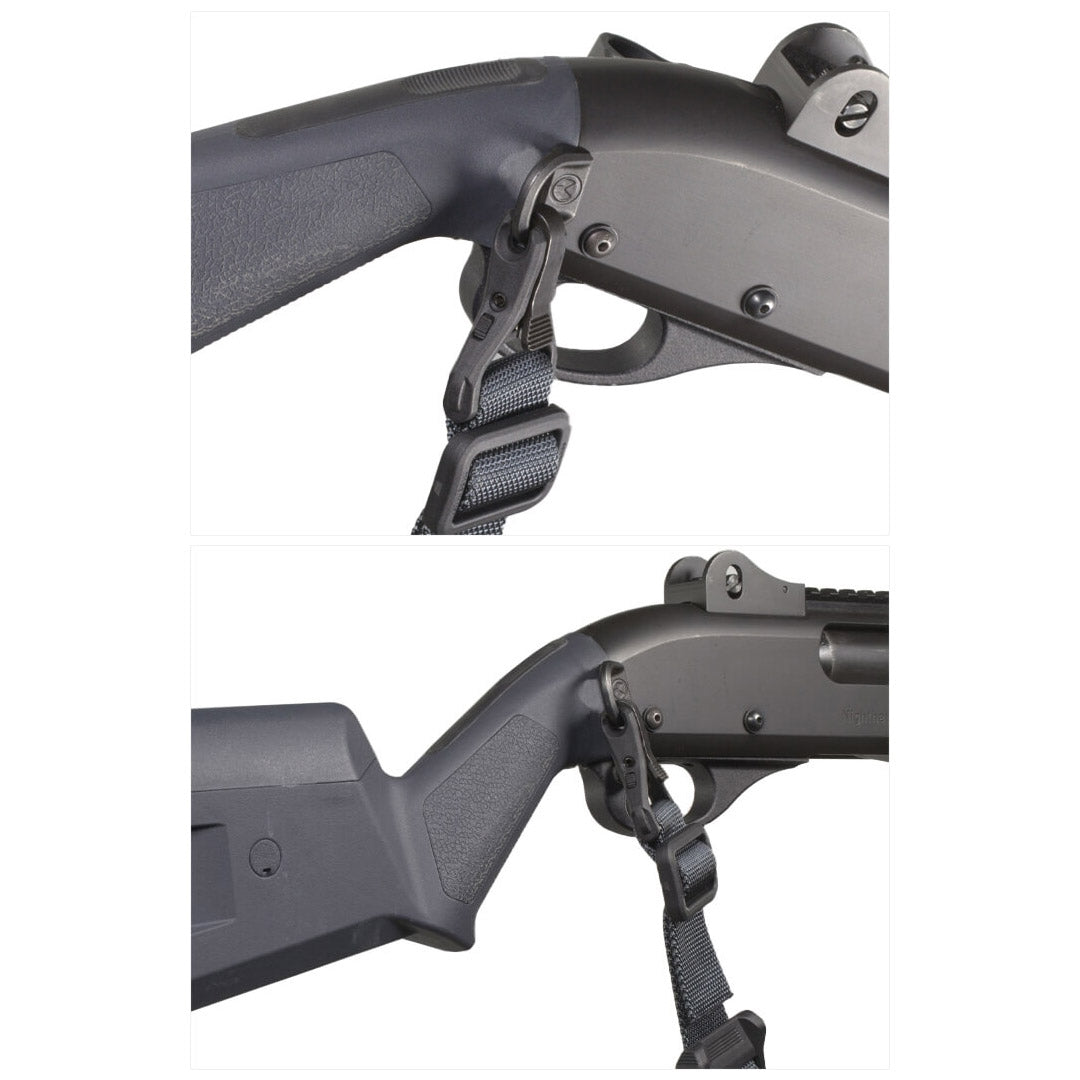 Embase de sangle SGA Magpul en acier Melonite pour Remington 870 ambidextre