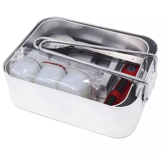 Ensemble de cuisine extérieur BCB Outdoor Cooking Set avec réchaud pliant et 2 gamelles