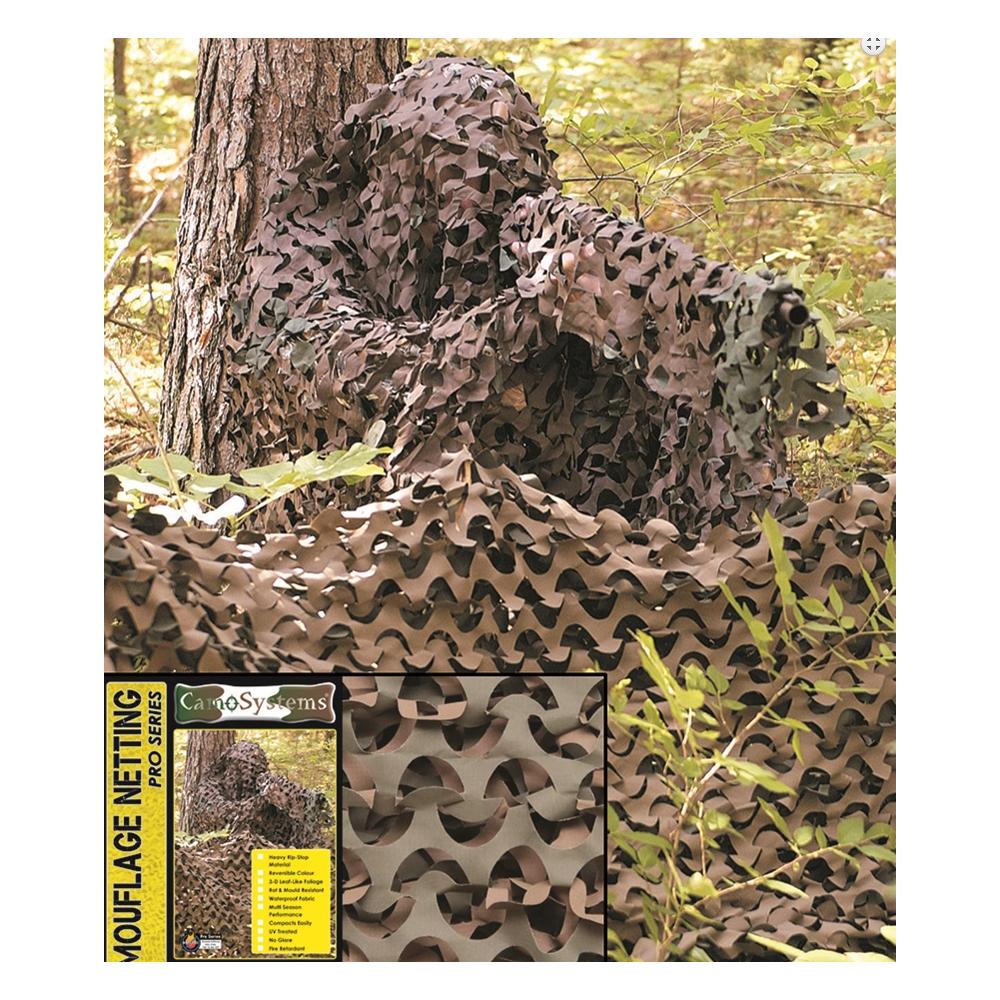 Filet de camouflage Mil-Tec Pro Light 6 × 2,4 m polyester enduit PU réversible traité anti-feu
