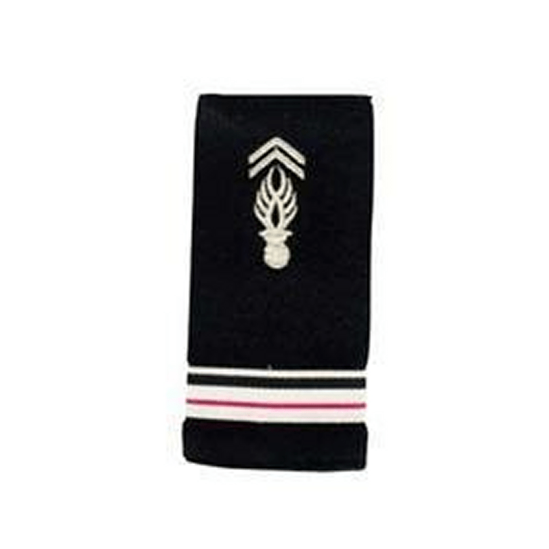 Fourreaux de grade Gendarmerie Départementale Patrol Equipement brodés 11 x 5 cm par paire