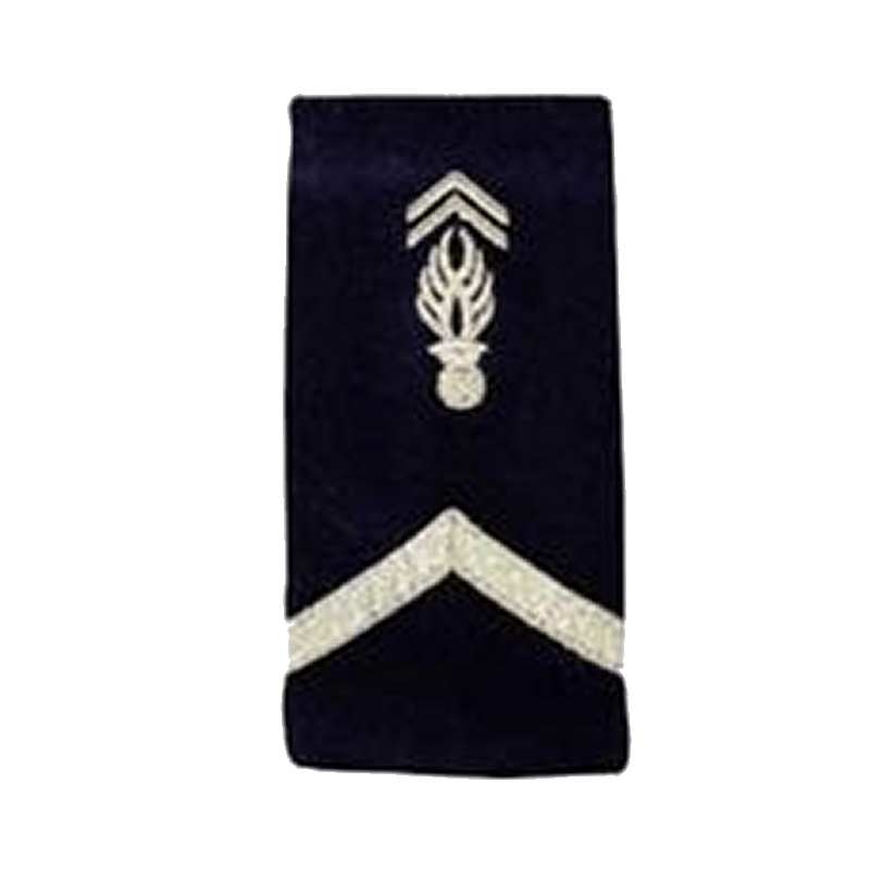 Fourreaux de grade Gendarmerie Départementale Patrol Equipement brodés 11 x 5 cm par paire