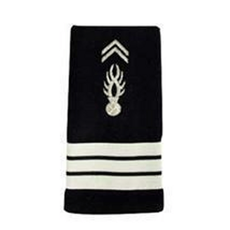 Fourreaux de grade Gendarmerie Départementale Patrol Equipement brodés 11 x 5 cm par paire
