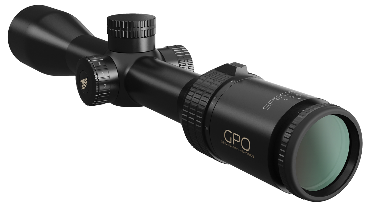Lunette GPO Spectra 6X 1,5-9x44 grossissement 1,5-9 x 44 mm champ 28 m - 4,6 m à 100 mètres
