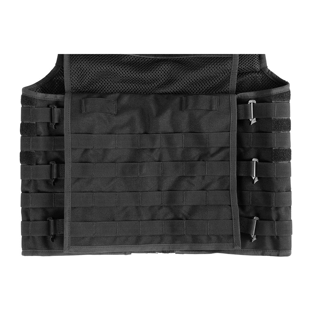 Gilet d'intervention Ares PGS modulaire MOLLE à renforts d'épaule et porte-insignes