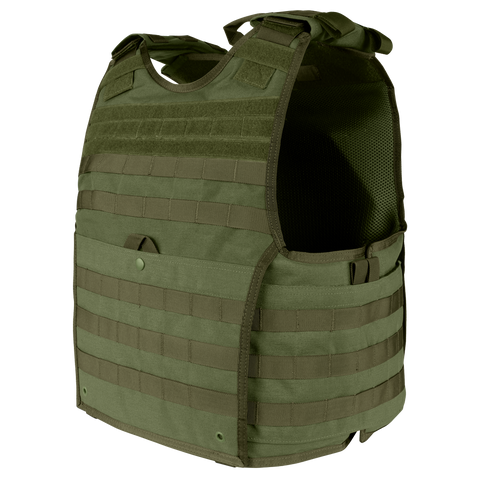 Gilet porte-plaques Condor EXO Gen II protections souples latérales et poche dorsale