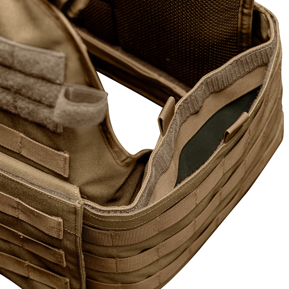 Gilet porte-plaques Condor Modular Operator Gen II et sangle de taille intérieure