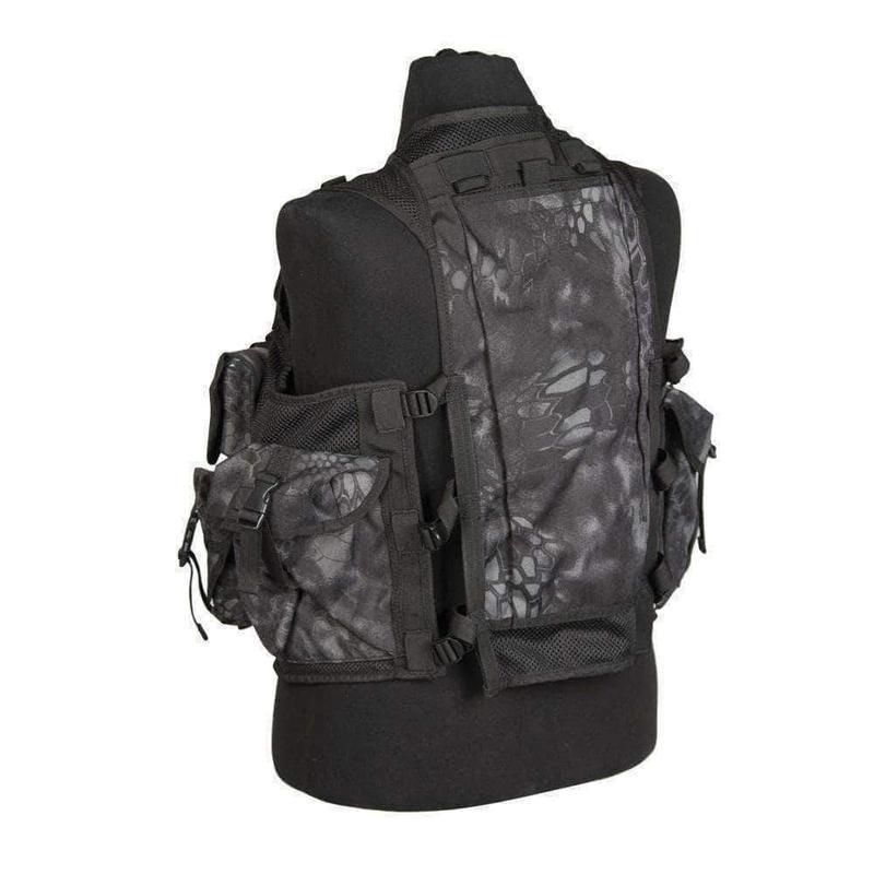 Gilet tactique Mil-Tec PLCE 9 poches en mesh polyester enduit polyuréthane