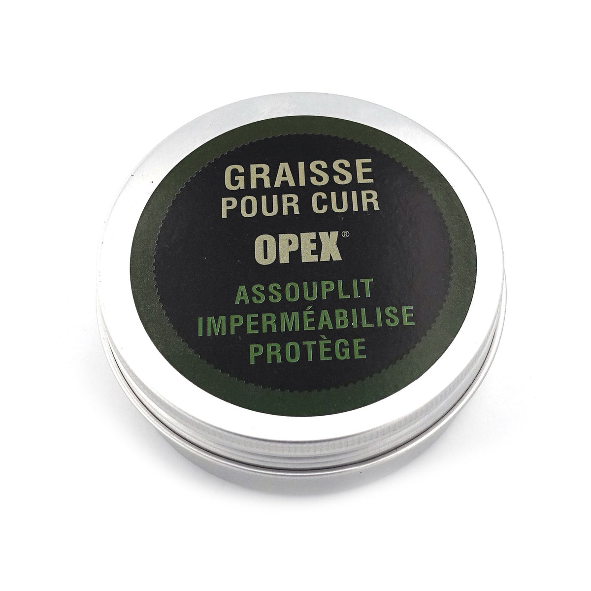 Graisse spéciale cuir OPEX 100 ml déperlante pour rangers avec éponge fournie