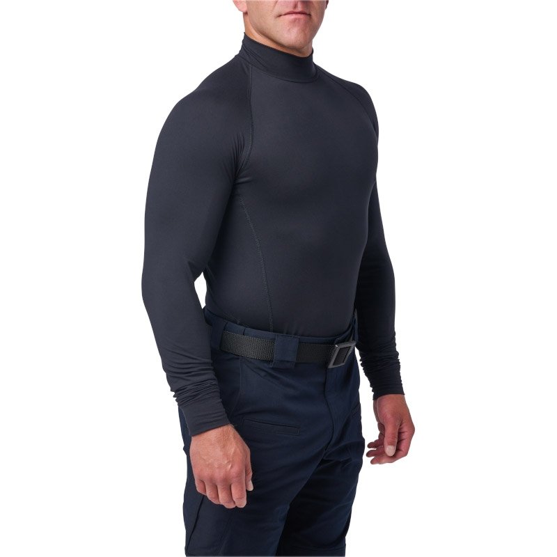 Haut Mock Neck 5.11 Tactical en jersey 87 % polyester 13 % élasthanne manches longues