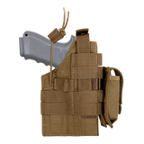 Holster Condor Ambidextrous ambidextre pour Glock 17 à 35 avec porte-chargeur