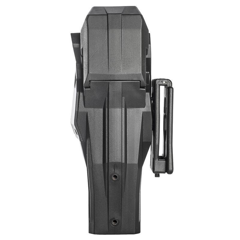 Holster taser duty Vega Holster DTC8 en polymère pour Taser X26P — double sécurité à dégagement index