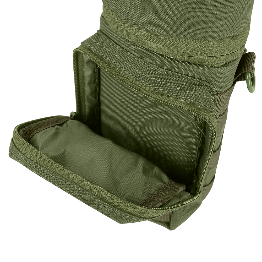 Housse de gourde Condor H2O matelassée 25 x 13 cm poche utilitaire et drainage