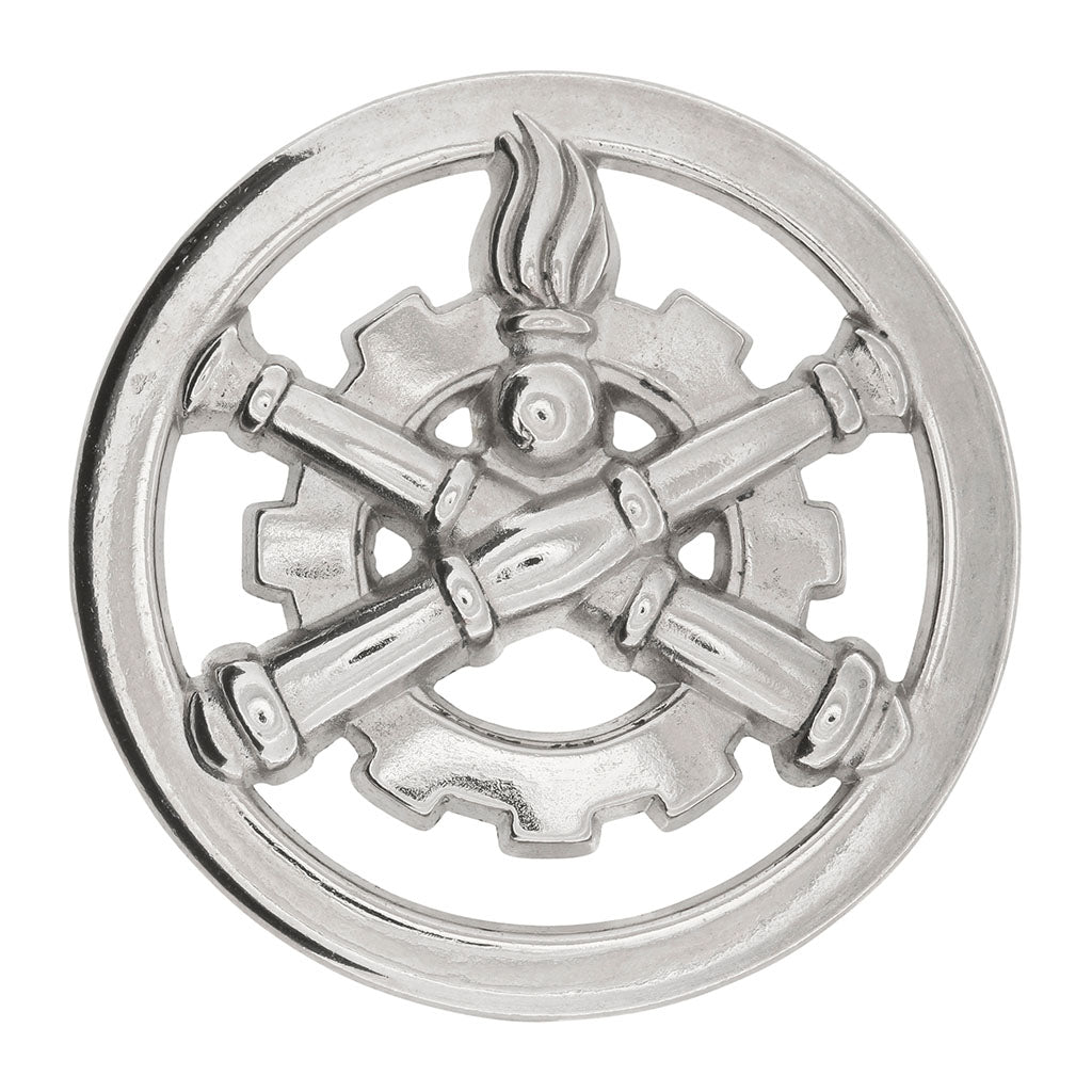 Insigne de béret Matériel Boussemart en zamac injecté à gravure plate ou en relief