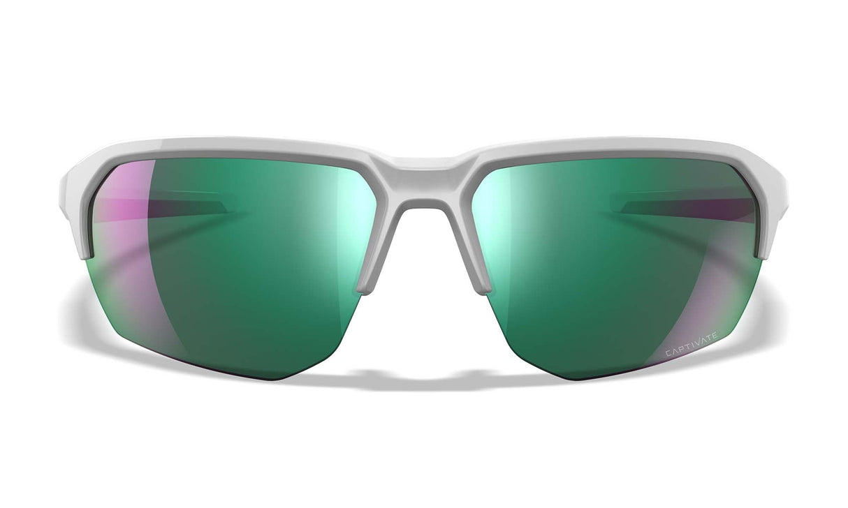 Lunettes balistiques Wiley X WX JAKL MIL-PRF-32432A verres polarisés Captivate miroir blanc