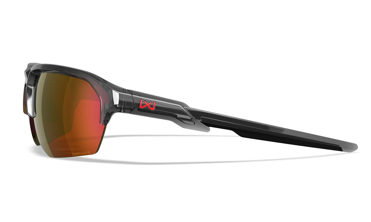 Lunettes balistiques Wiley X WX JAKL MIL-PRF-32432A verres Captivate miroir gris translucide