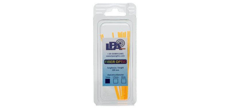 LPA Fibre optique dia 1mm long 100mm 8 g en organe de remplacement sur queue d'aronde