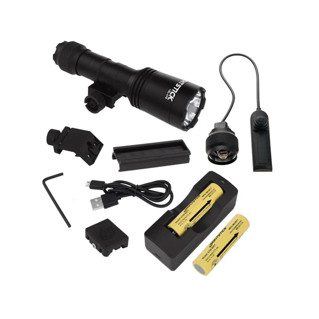 Lampe pour arme Nightstick LGL-170 kit complet 1 500 lumens portée 300 mètres