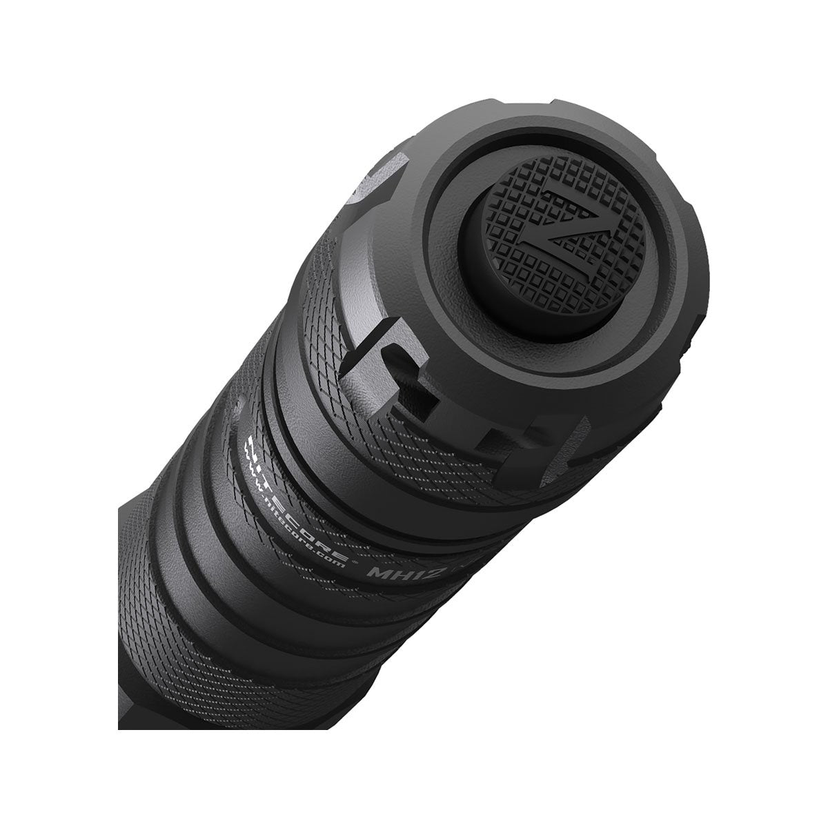 Lampe torche tactique Nitecore MH12 V2 1200 lumens rechargeable USB-C portée 202 m