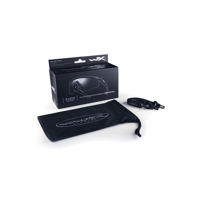 Lunettes balistiques Wiley X Saber Advanced kit 2 verres jour et nuit