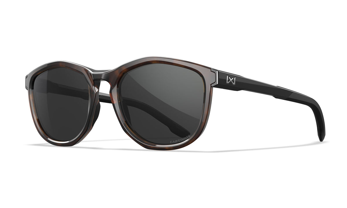 Lunettes de protection Wiley X WX Bravo ANSI Z87.1 verres Captivate miroir noir et gris graphite