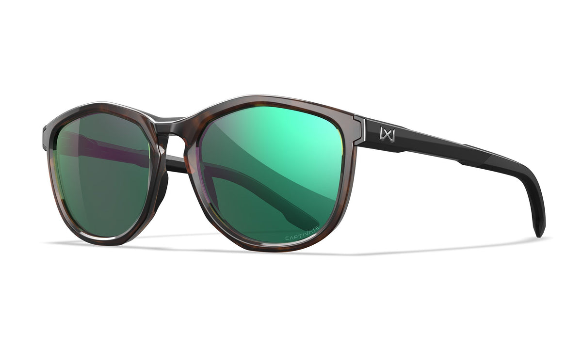 Lunettes de protection Wiley X WX Bravo ANSI Z87.1 verres Captivate miroir noir et gris graphite