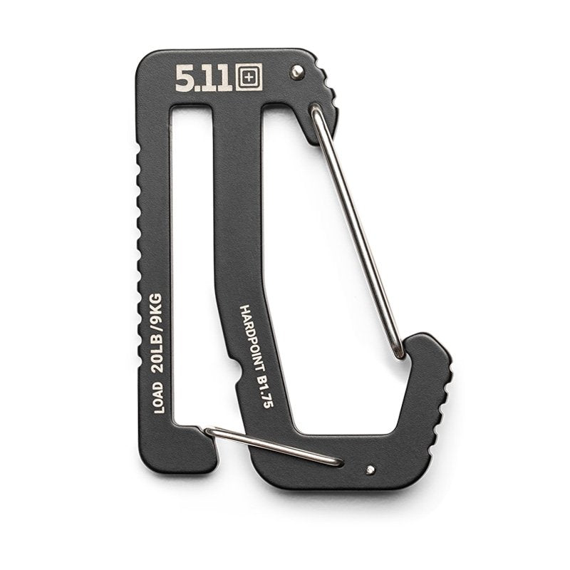 Mousqueton Hardpoint B175 5.11 Tactical ceinture 1,75 pouce acier 3Cr13MoV sécurisé