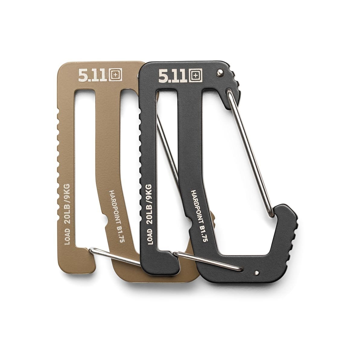 Mousqueton Hardpoint B175 5.11 Tactical ceinture 1,75 pouce acier 3Cr13MoV sécurisé