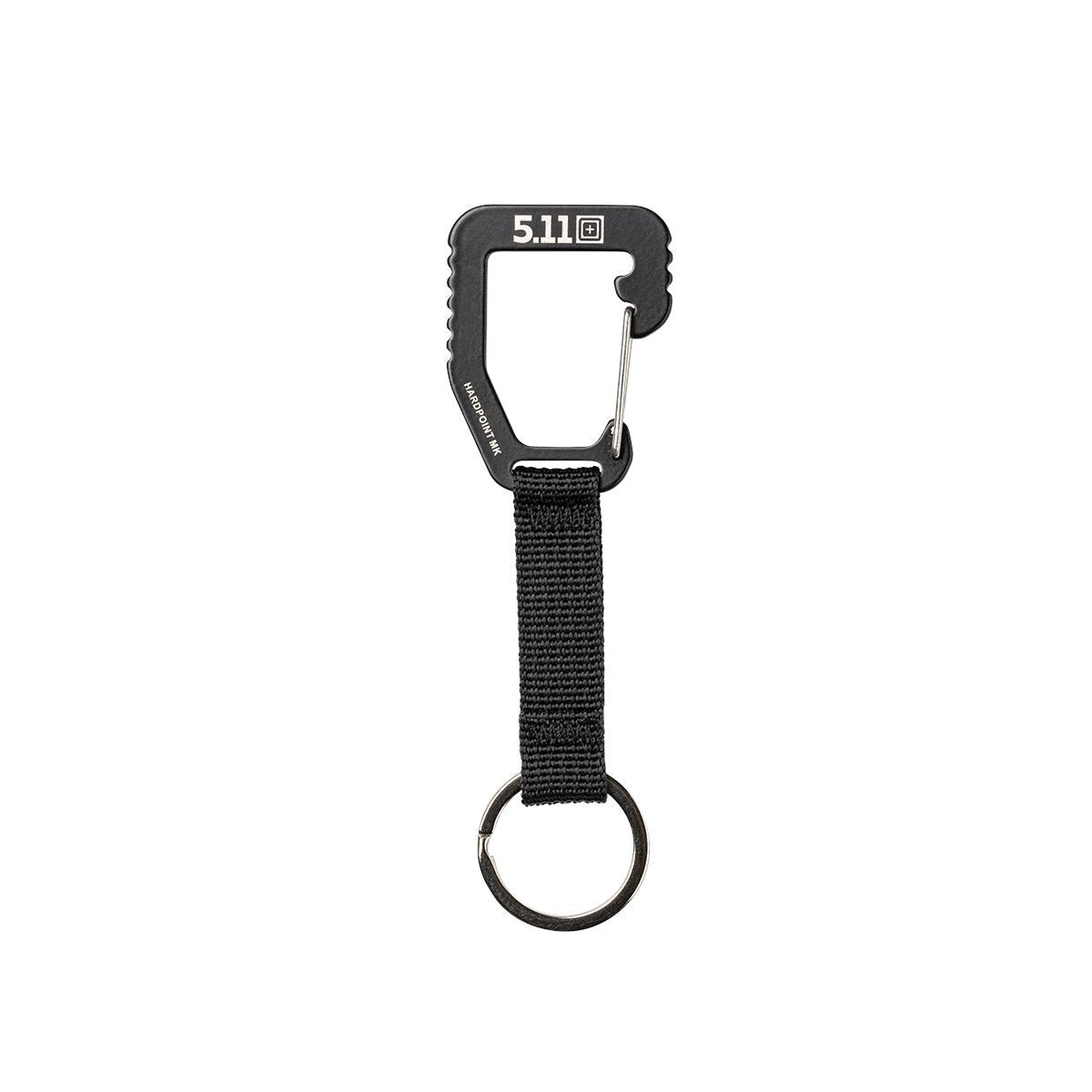 Mousqueton Hardpoint MK1 5.11 Tactical acier inoxydable porte-clés fermeture automatique