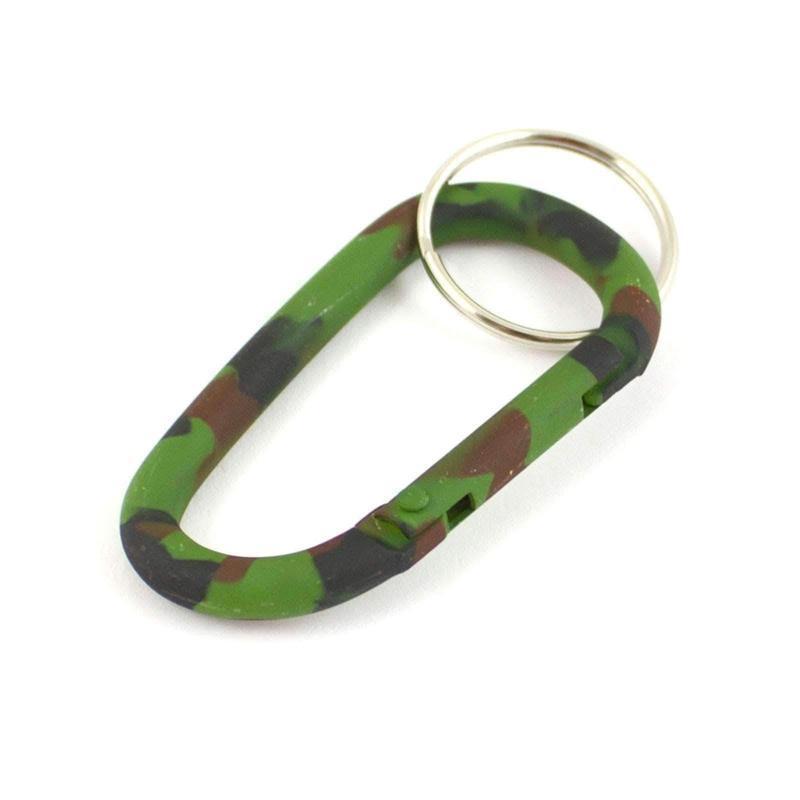 Mousqueton utilitaire Mil-Tec Mini aluminium 6 cm pour porte-clés (non certifié escalade ni secours)