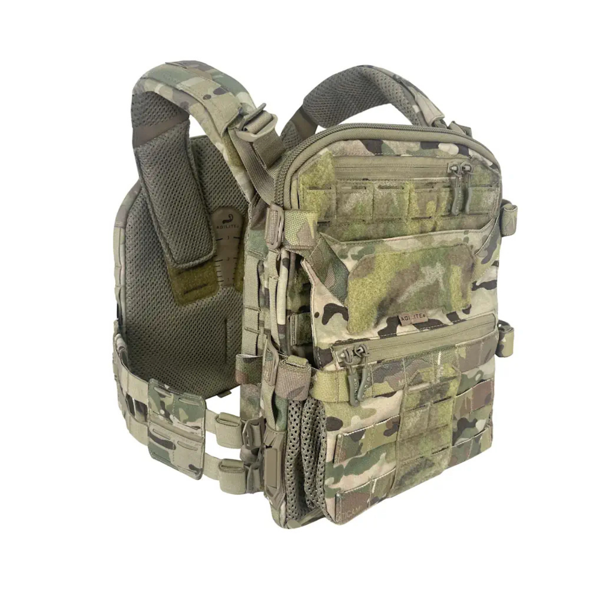 Panneau dorsal Agilite Micro MAP 3 L en polyamide 500D et 1000D, 35 x 28 cm