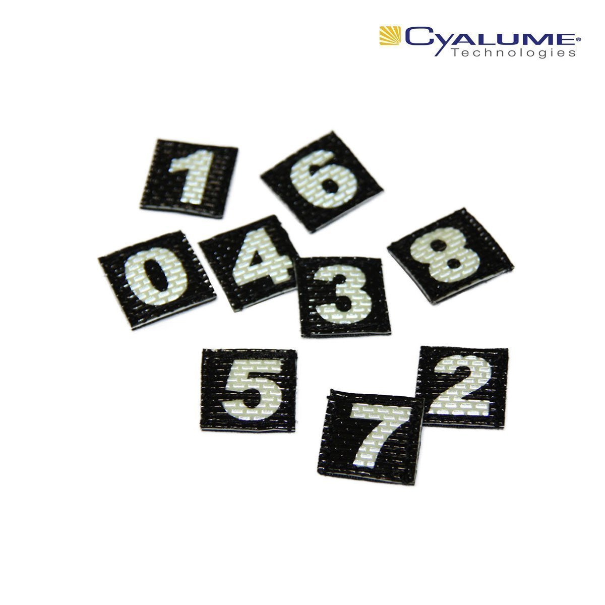 Patch d'identification Cyalume CID FPLC 9 x 5 cm thermique et photoluminescent