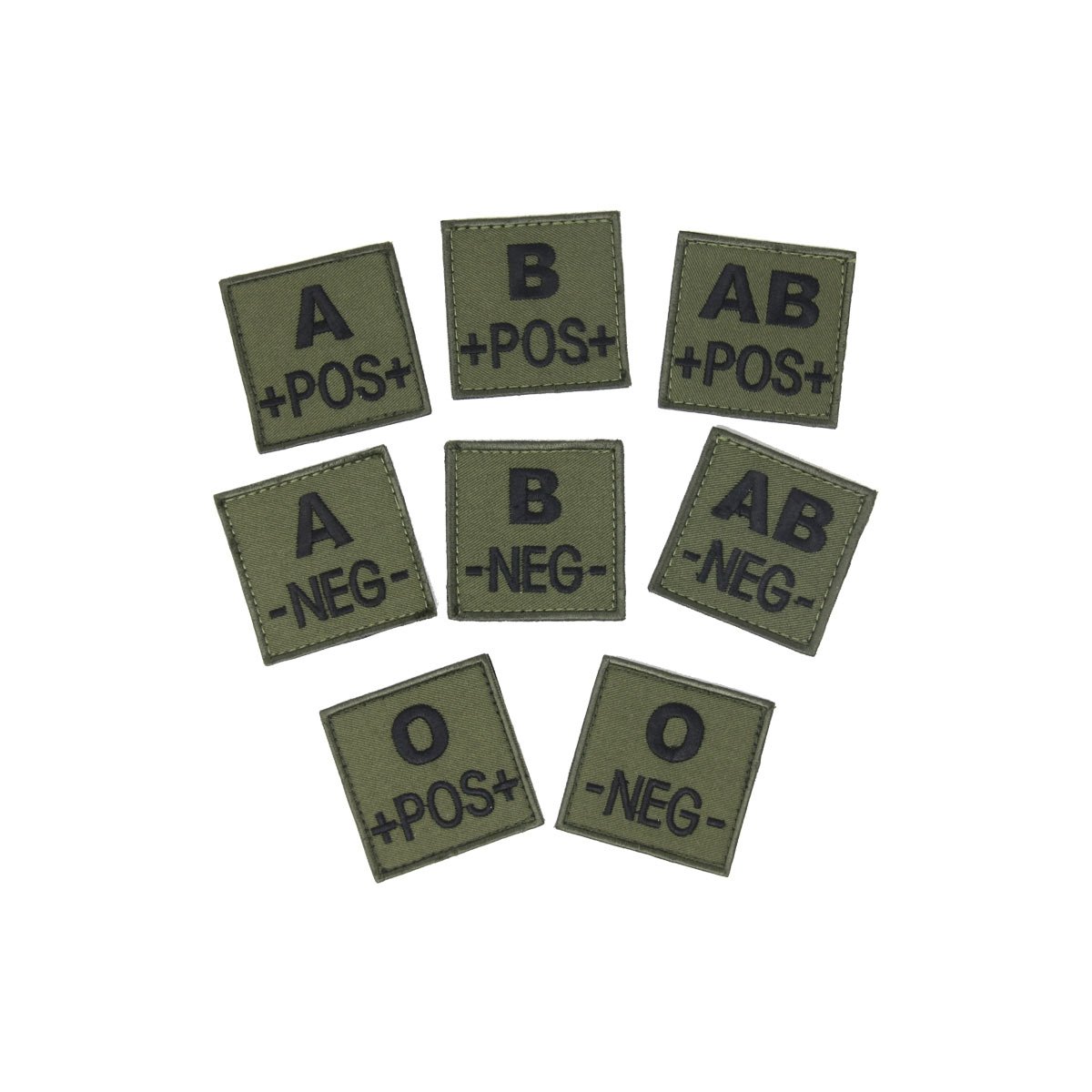 Patch d'identification Cyalume CID FPLC 9 x 5 cm thermique et photoluminescent